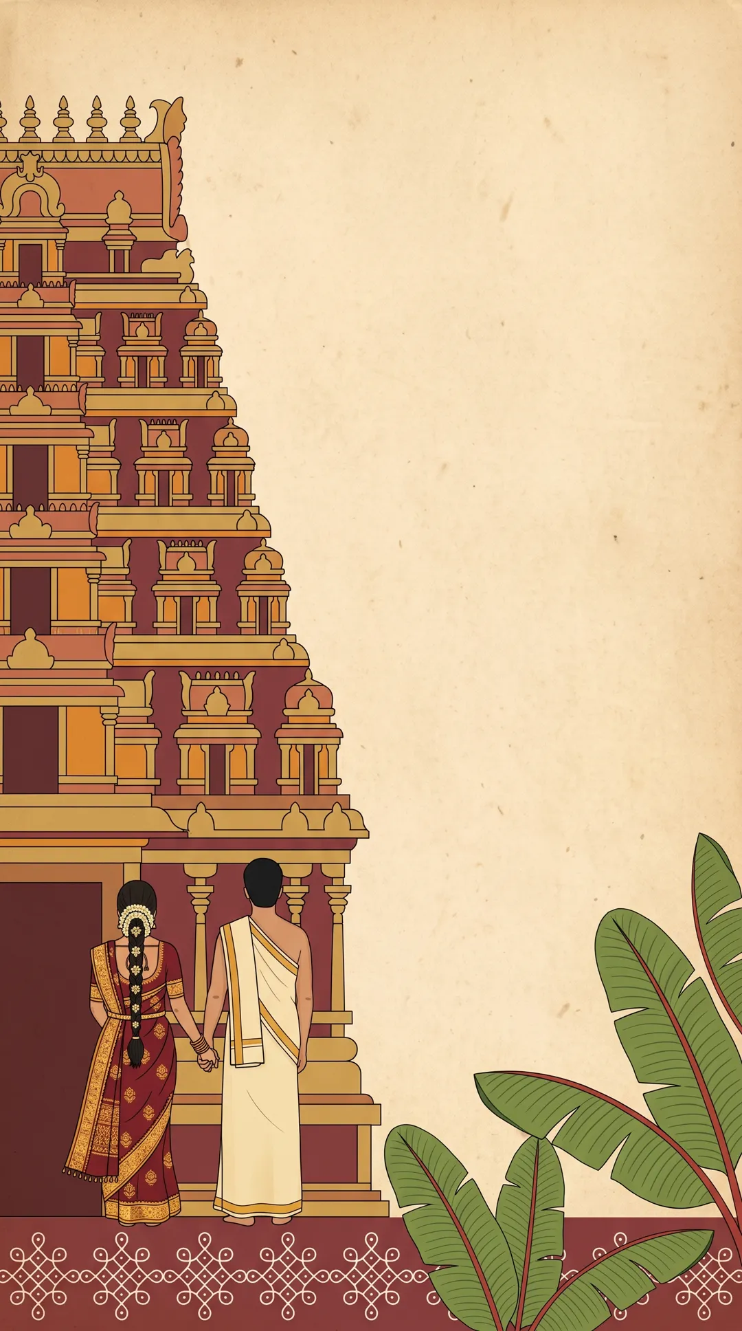 Madurai — the gopuram rises