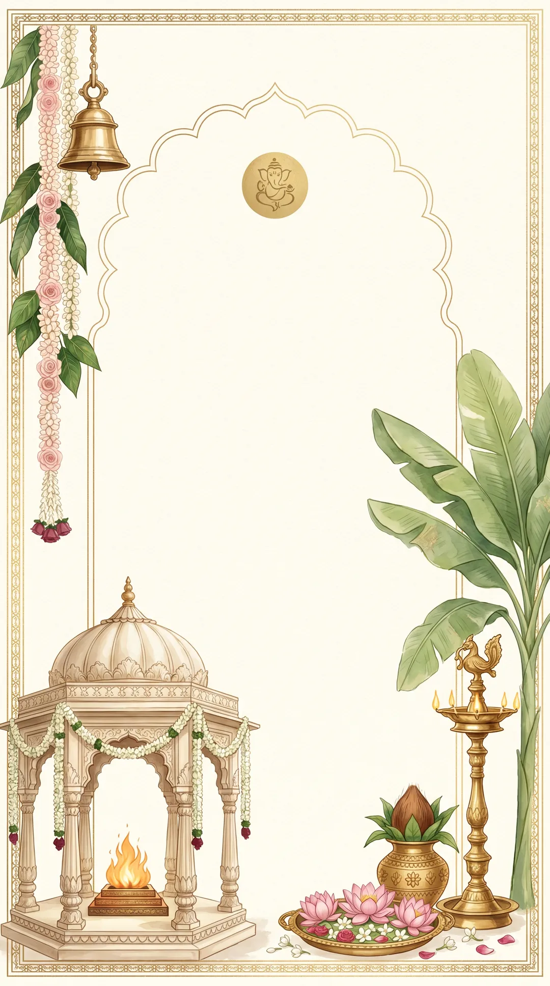 Mandapam — the sacred fire